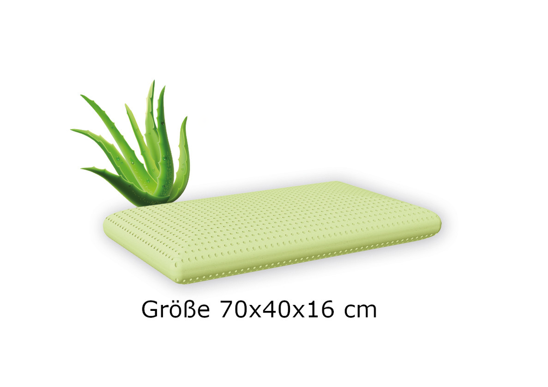 Schlaf- und Duftkissen - Aloe Vera Seitenschlfer + Gratis Baumwollbe