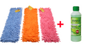 Microfaser Mopp 45 x 15 cm 3-er Set +1 Kraftreiniger 250 ml GRATIS