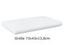 Schlafkissen - Geruchlos - 73x43x13,8 cm + Gratis Baumwollüberzug